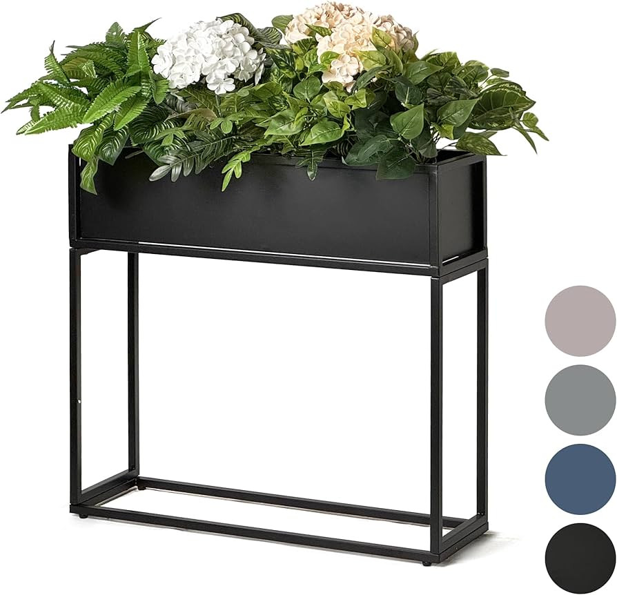 Cocoyard Metal Elevated Planter Box - 28" Raised Garden Bed with Legs for Indoor and Outdoor - Ta... | Amazon (US)