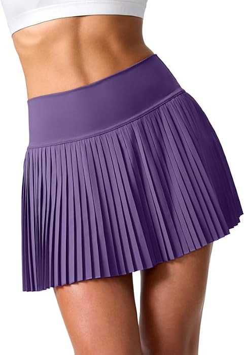 Pleated Tennis Skirt for Women with Pockets Shorts Women's High Waisted Lightweight Athletic Golf... | Amazon (US)