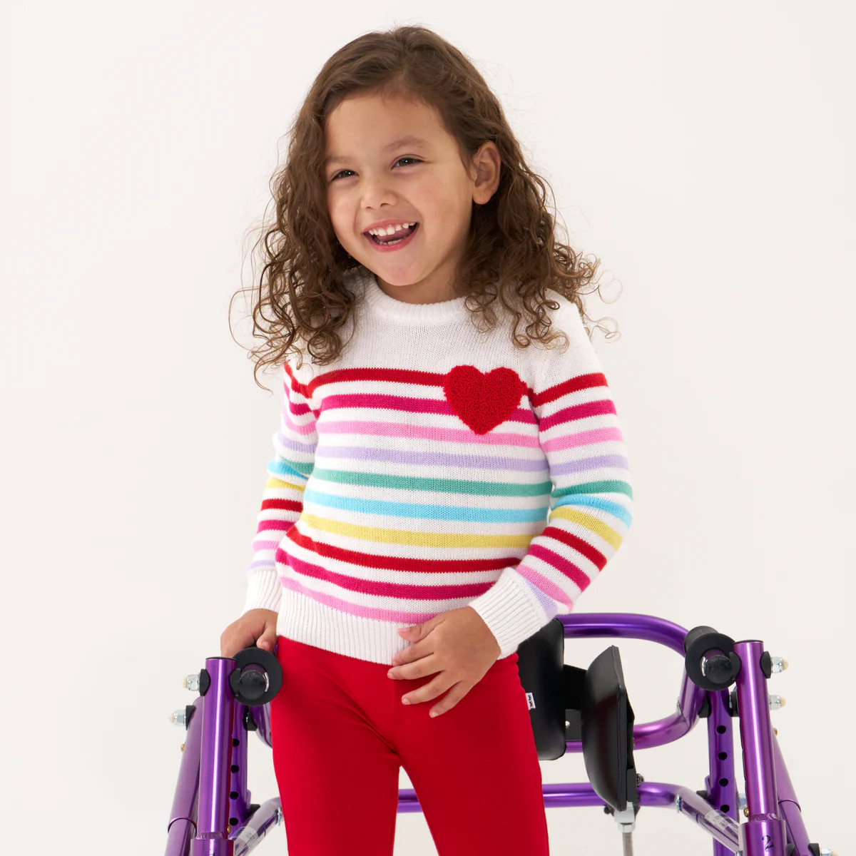 Multi Stripes Knit Sweater | Little Sleepies