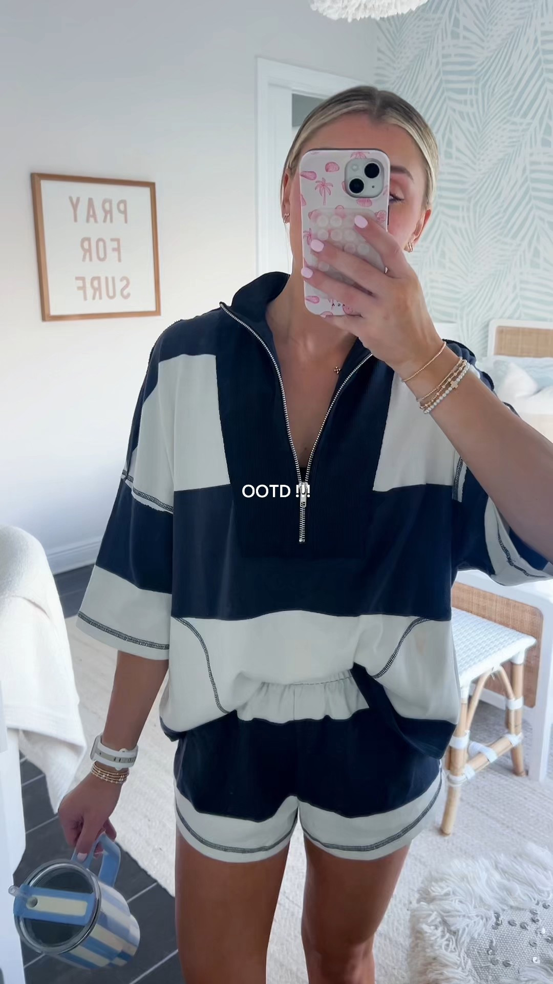 Love this easy & cozy striped set from FP Movement! 🤍 Comes in 4 different color options & is perfect for spring and summer. Wearing a size XS here:) 

#LTKWatchNow #LTKStyleTip