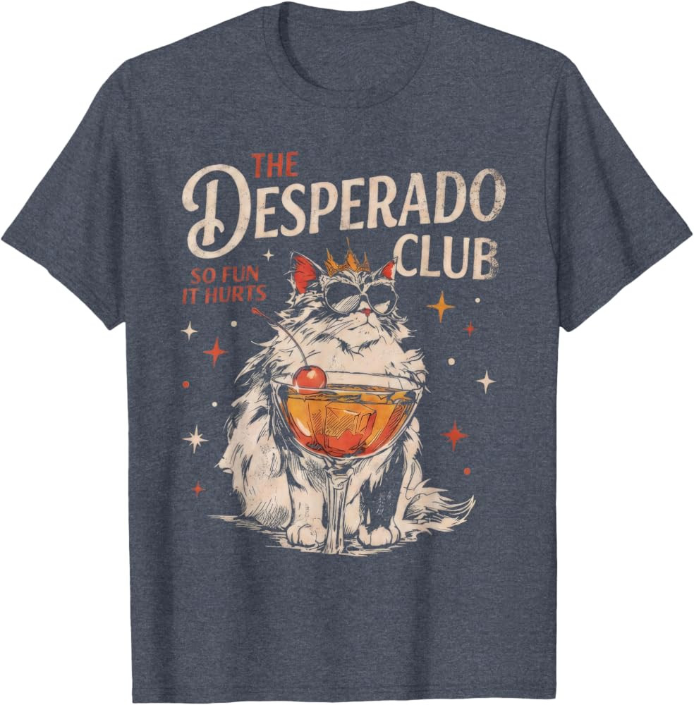 Desperado Club Mama Needs a Night Off Funny Cat T-Shirt | Amazon (US)