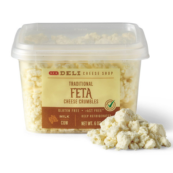 H-e-b Select Ingredients Traditional Feta Cheese Crumbles | Instacart