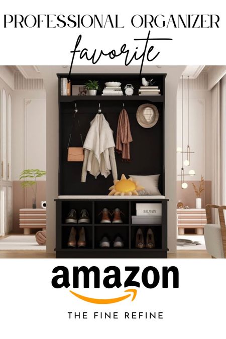 Professional Organizer Favorite: This modern dark and moody mudroom in a box! And its on sale and 15% off right now! #amazonhome #amazonfinds

#LTKhome #LTKMostLoved #LTKSeasonal