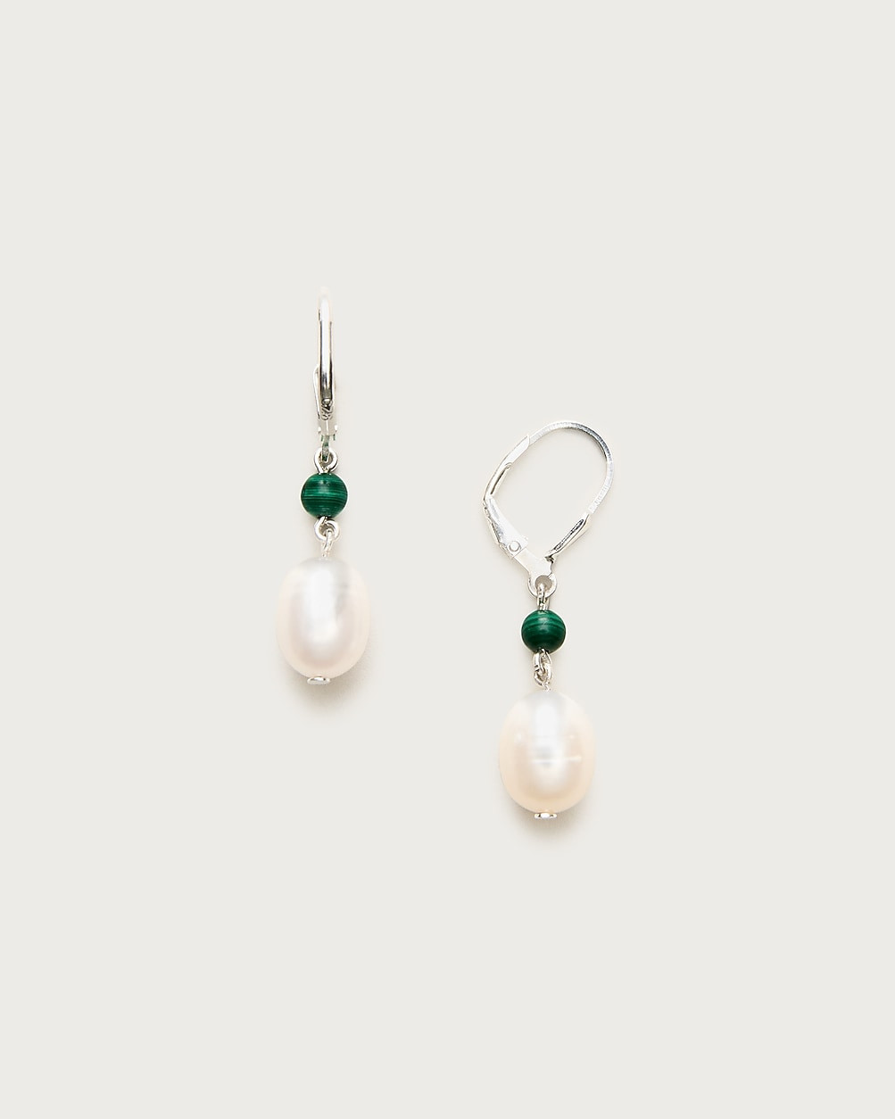 Silver-plated freshwater pearl earrings | J. Crew US