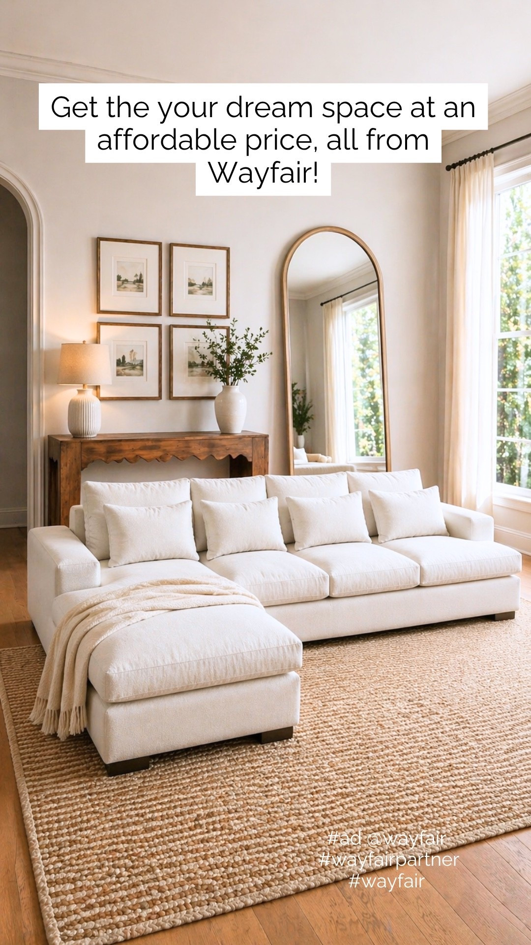 This entire space = Wayfair 🤍✨ From the statement mirror to the cozy sectional, every piece was picked to create that effortless, high-end look, without the high-end price. If you’ve been wanting to refresh your space, this is your sign 🏡

@Wayfair #wayfairpartner #ad #wayfair


#LTKSaleAlert #LTKHome