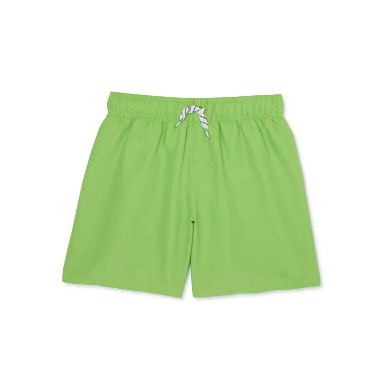 Wonder Nation Boys Value Swim Solid Trunks, Sizes 4-18 & Husky | Walmart (US)