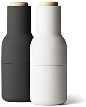 Salt Grinder and Pepper Grinder Set of 2, Black Pepper Grinder & Sea Salt Grinder Inverted Design, S | Amazon (US)