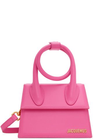 Pink Les Classiques 'Le Chiquito Noeud' Bag | SSENSE