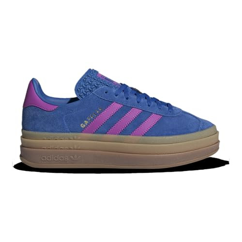 adidas Gazelle Bold WMNS Shoe, Blue/Purple Burst/Blue, Size 6 | Amazon (US)