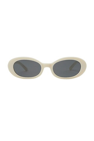 Elisa Johnson Lyric Leigh Sunglasses in Ivory White from Revolve.com | Revolve Clothing (Global)