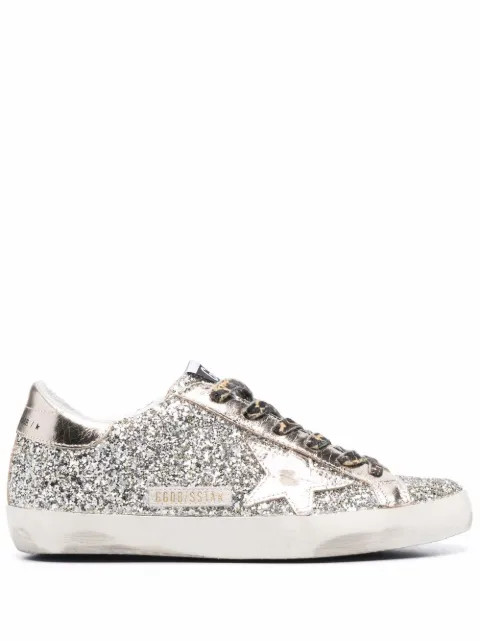 Super Star glitter sneakers | Farfetch (US)
