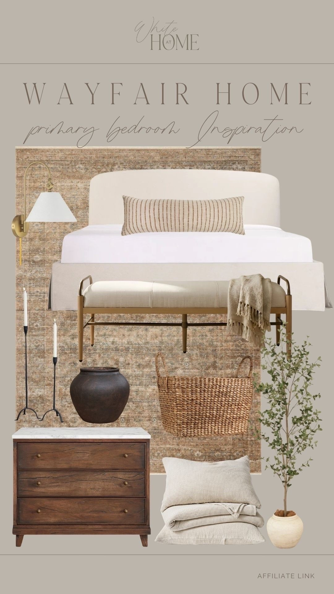 I love this curated bedroom! All of these pieces are absolutely stunning. This slipcover bed looks designer, however it’s even better—it lifts up with storage underneath! Perfect for smaller bedrooms or homes.

#LTKHome