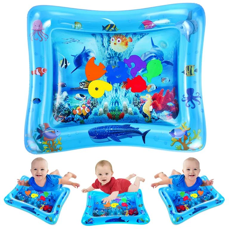 Vatos Tummy Time Inflatable Water Play Mat for Infants and Baby, Aged 3+ Months | Walmart (US)
