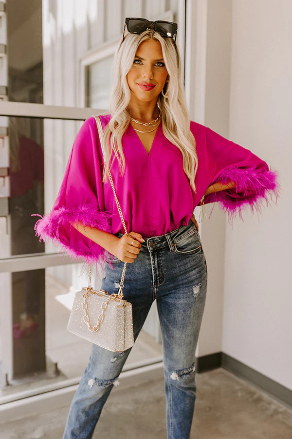 Nuts About You Feather Bodysuit | Impressions Online Boutique