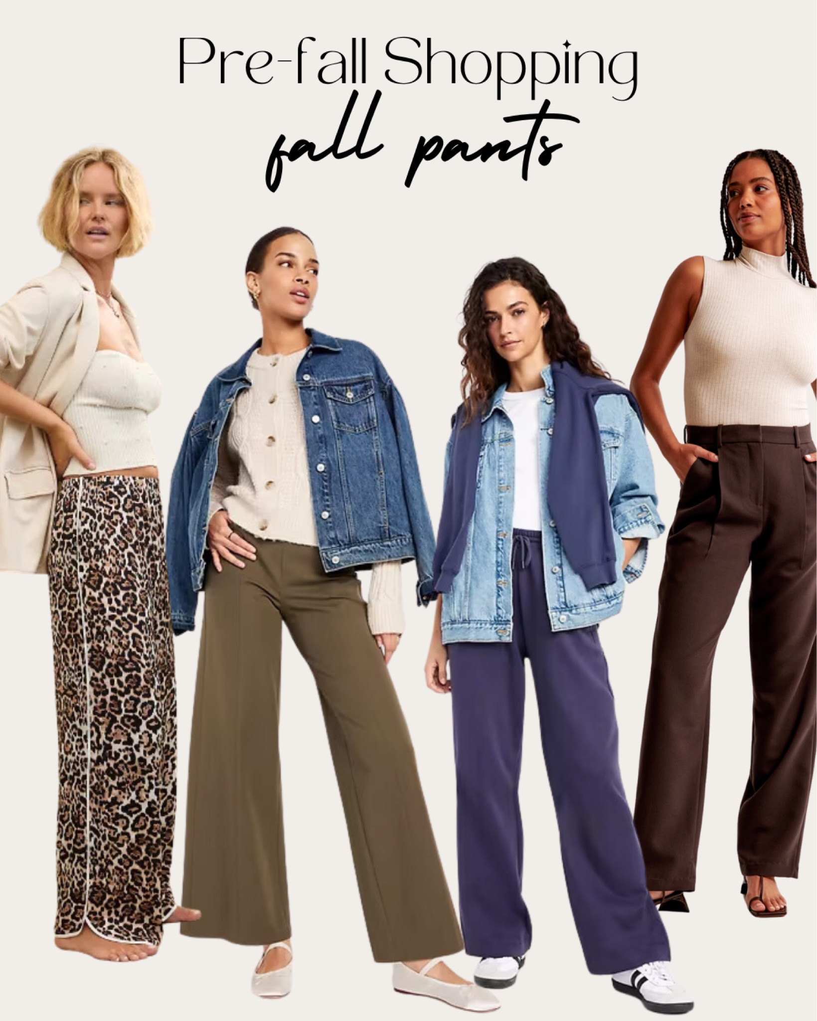 Comfy fall pants that can be dressed up and down! Leopard pants. Wide leg sweats. Wide leg trousers. Wide leg ponte pants 

#LTKStyleTip #LTKPlusSize #LTKSaleAlert