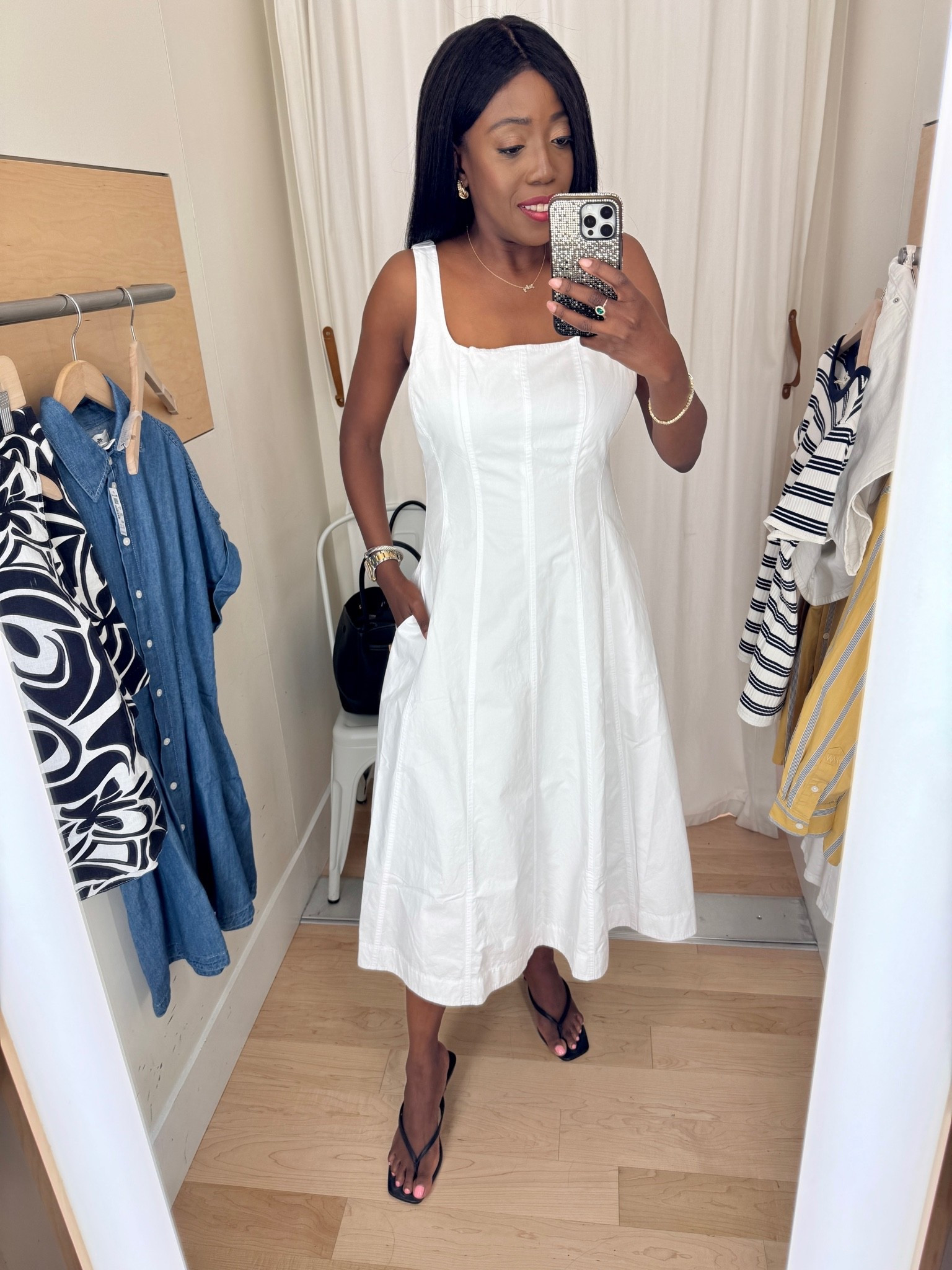 Perfect Summer Midi Dress. True to size. Wearable a 6. 

Summer Outfits, Summer Dress, Summer Dresses, White Dress,

#LTKxMadewell #LTKOver40 #LTKootd