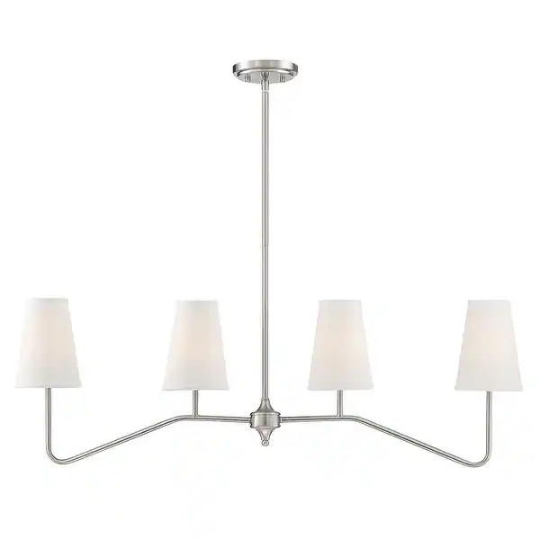 Trade Winds Madison 4-Light 13" Chandelier - Natural Brass | Bed Bath & Beyond