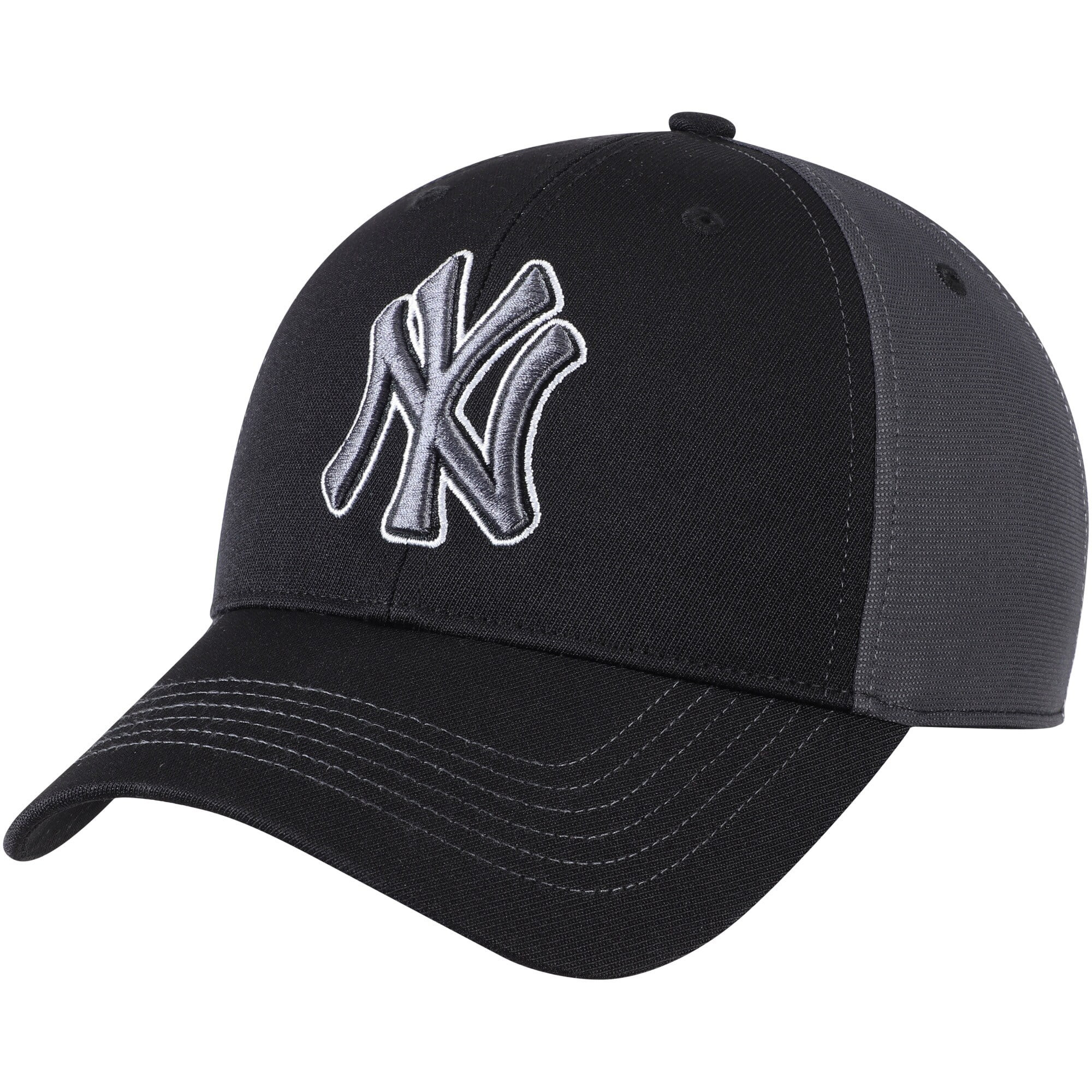 New York Yankees Fan Favorite Blackball Adjustable Hat - Black/Charcoal - OSFA - Walmart.com | Walmart (US)