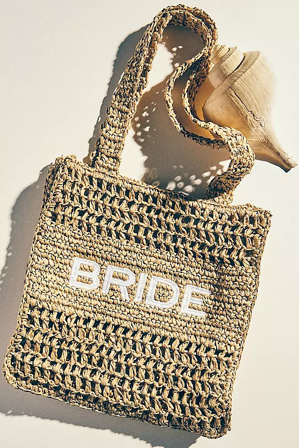 RUF by Unreal Fur Bride Straw Bag | Anthropologie (US)