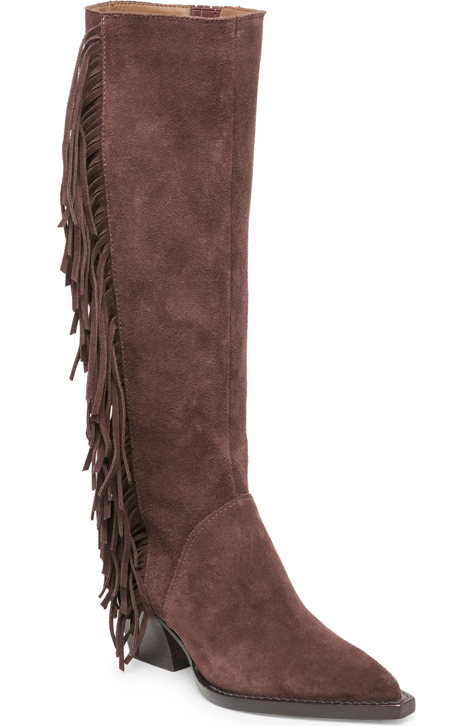 Roley Fringe Western Boot (Women) | Nordstrom
