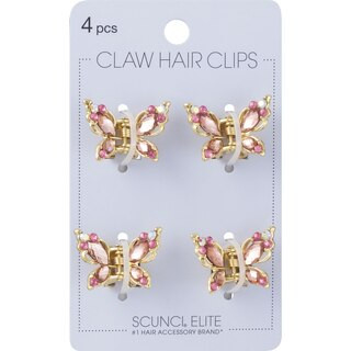 Scunci Elite Mini Butterfly Jaw Clip, 4 ct | CVS | CVS Health
