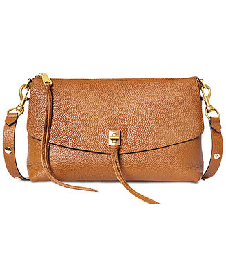 Darren Small Leather Top Zip Crossbody | Macy's