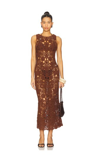 Tala Maxi Dress in Sepia | Revolve Clothing (Global)