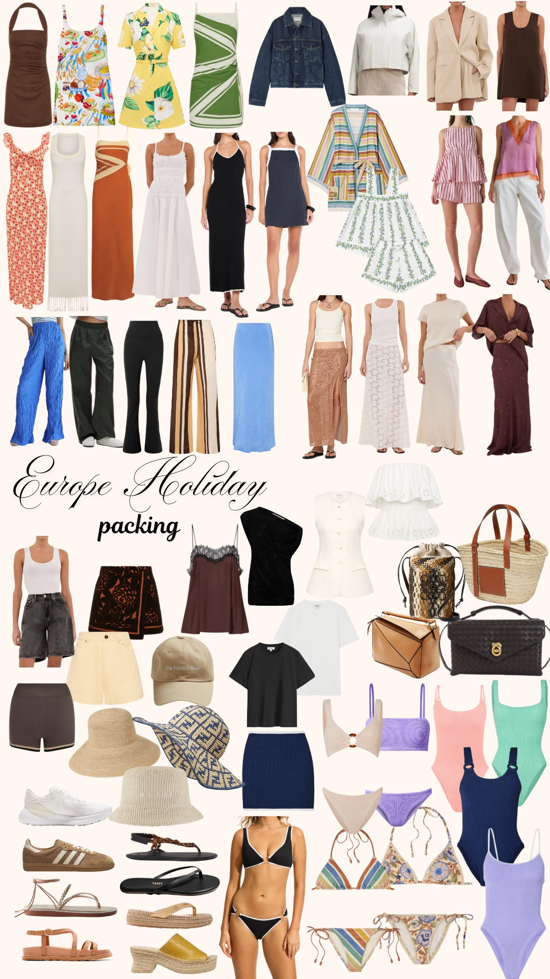 Euro Summer Holiday Part 3

accessories, hats, caps, runners, sandals, slippers, bags, swimsuit, bathers

#LTKstyletip #LTKAroundTheWorld #LTKaustralia