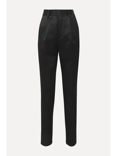 Satin straight-leg pants | NET-A-PORTER (UK & EU)