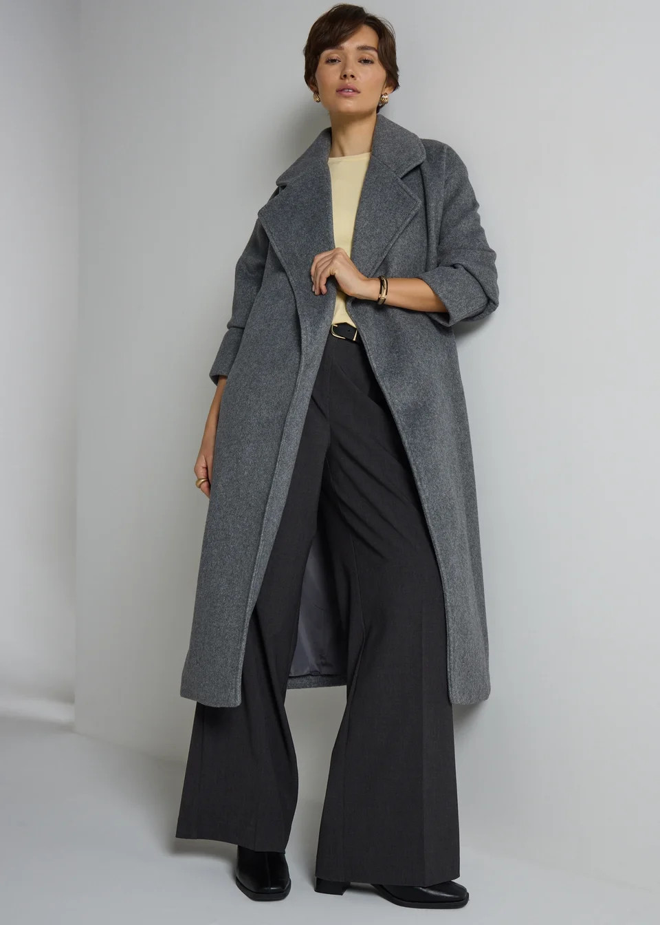 Et Vous Grey Smart Trench Coat | Matalan (UK)
