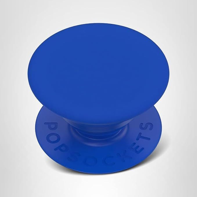 PopSockets Phone Grip with Expanding Kickstand, Adhesive Grip, Blue - Matte Cobalt | Amazon (US)