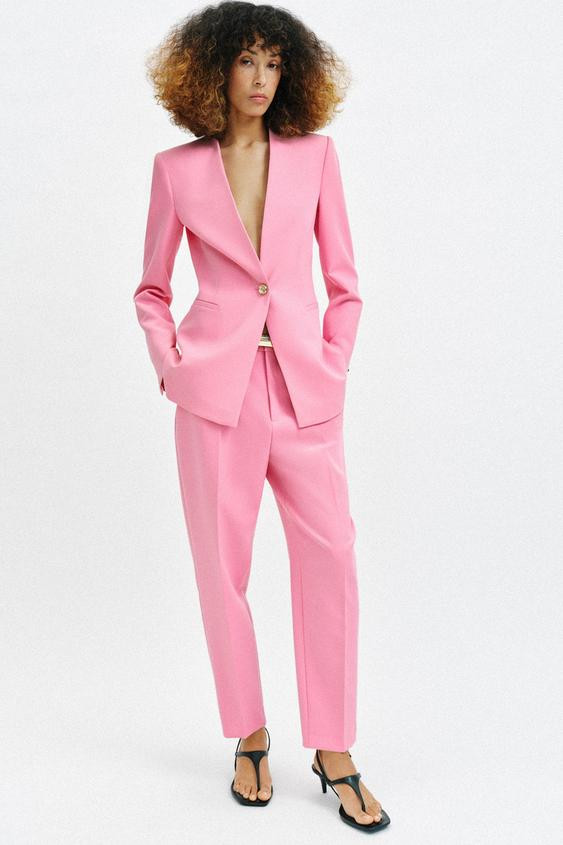 BELTED ANKLE PANTS | Zara US