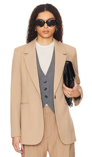 Cassidy Jacket in Taupe | Revolve Clothing (Global)