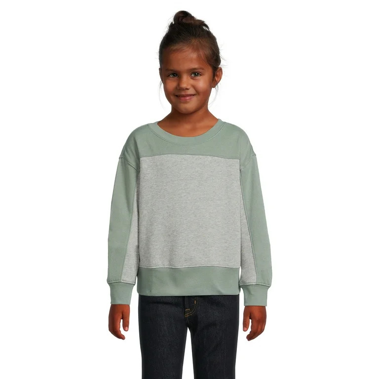 Athletic Works Girls Fleece Top, Sizes 4-18 & Plus | Walmart (US)