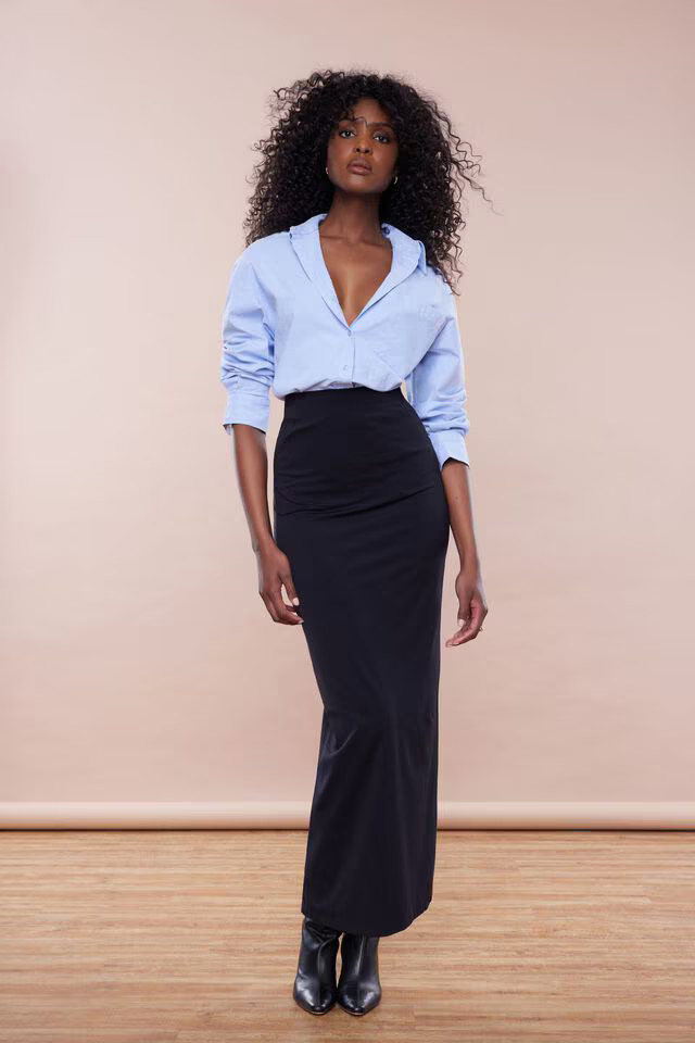 Sculpt Maxi Skirt | Dynamite Clothing