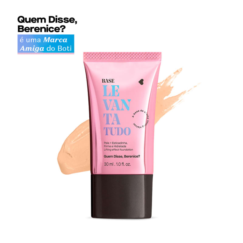 Base Líquida Levanta Tudo Cor 01F Quem Disse, Berenice? 30ml | oBoticario (BR)