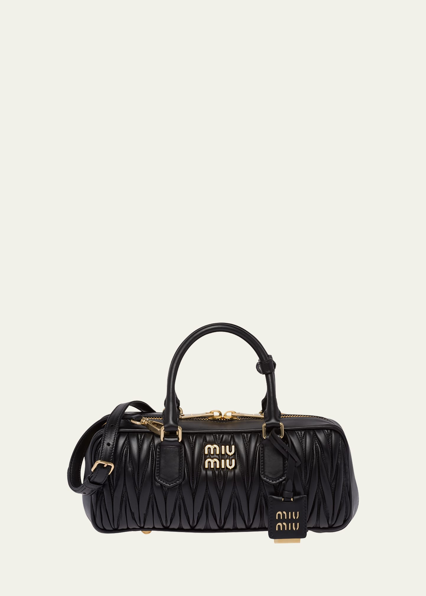 Miu Miu Quilted Leather Top-Handle Bag | Bergdorf Goodman