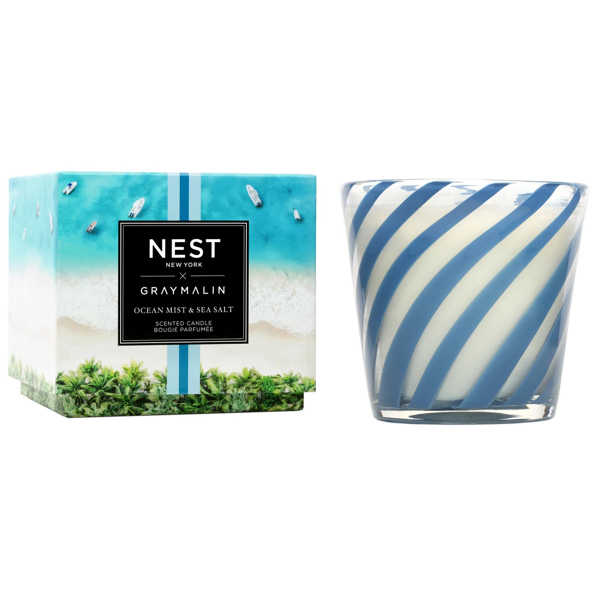 NEST x Gray Malin Ocean Mist & Sea Salt 3-Wick Candle | Bluemercury, Inc.