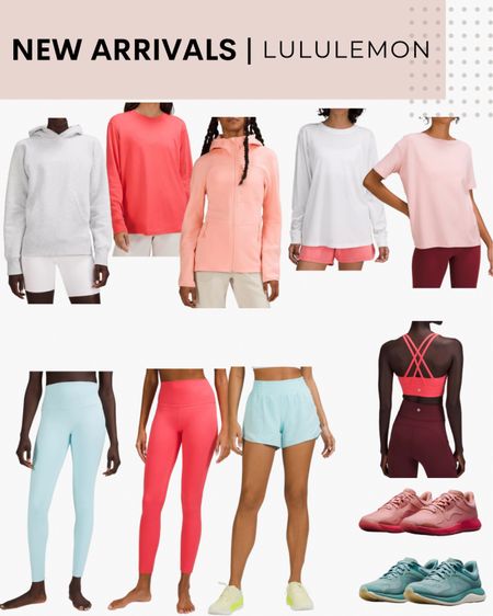 Lululemon new arrivals! I’m loving all the pretty bright colors!😍 *Exact items are linked below.
I’m not able to change the images below but if you click on an item, you’ll see all the colors available!

Lululemon clothes
Workout clothes 

#LTKfit