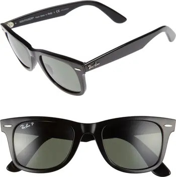 50mm Wayfarer Ease Polarized Sunglasses | Nordstrom