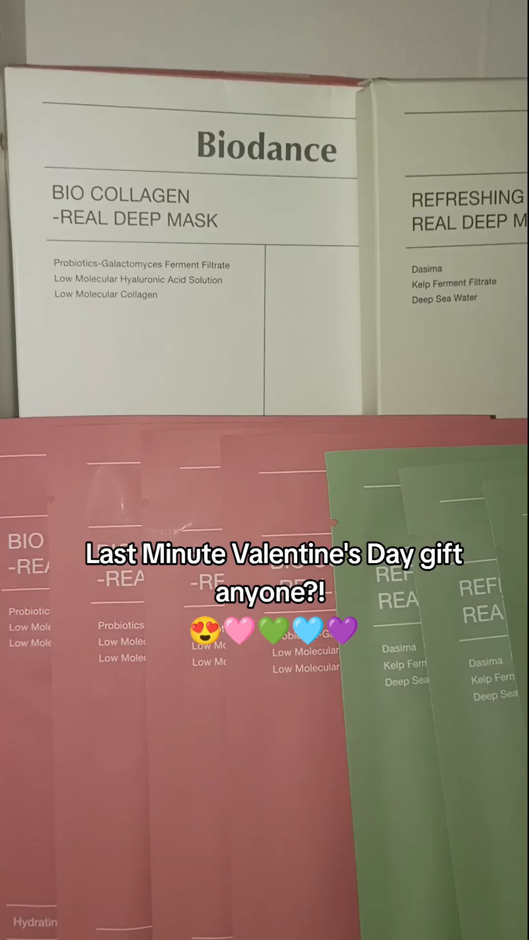 Biodance Real Deep Mask set 🧖‍♀️✨Biodance sheet masks | Korean skincare | Bio Collagen Real Deep Mask | Hydro Cera-Nol Real Deep Mask | Sea Kelp Real Deep Mask | Caviar PDRN Real Deep Mask | hydrating face mask | glass skin routine | skin barrier repair | deep hydration mask | anti aging skincare | firming sheet mask | soothing mask | sensitive skin skincare | glow boosting mask | self care routine | spa night skincare | luxury sheet masks | K-beauty favorites | skincare must haves

#LTKBeauty #LTKValentine #LTKselfcare