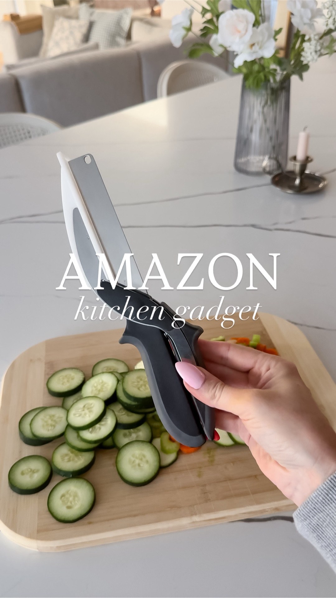 These kitchen scissors with a built-in cutting board make chopping vegetables so quick and easy!! 🥒🥕

#amazonhome #asmr #thesistershoppers #kitchengadget #cookinghacks

#LTKHome #LTKdayinmylife #LTKfoodie