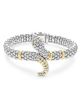 18K Yellow Gold & Sterling Silver Rare Wonders Caviar Bead Snake Bracelet | Bloomingdale's (US)