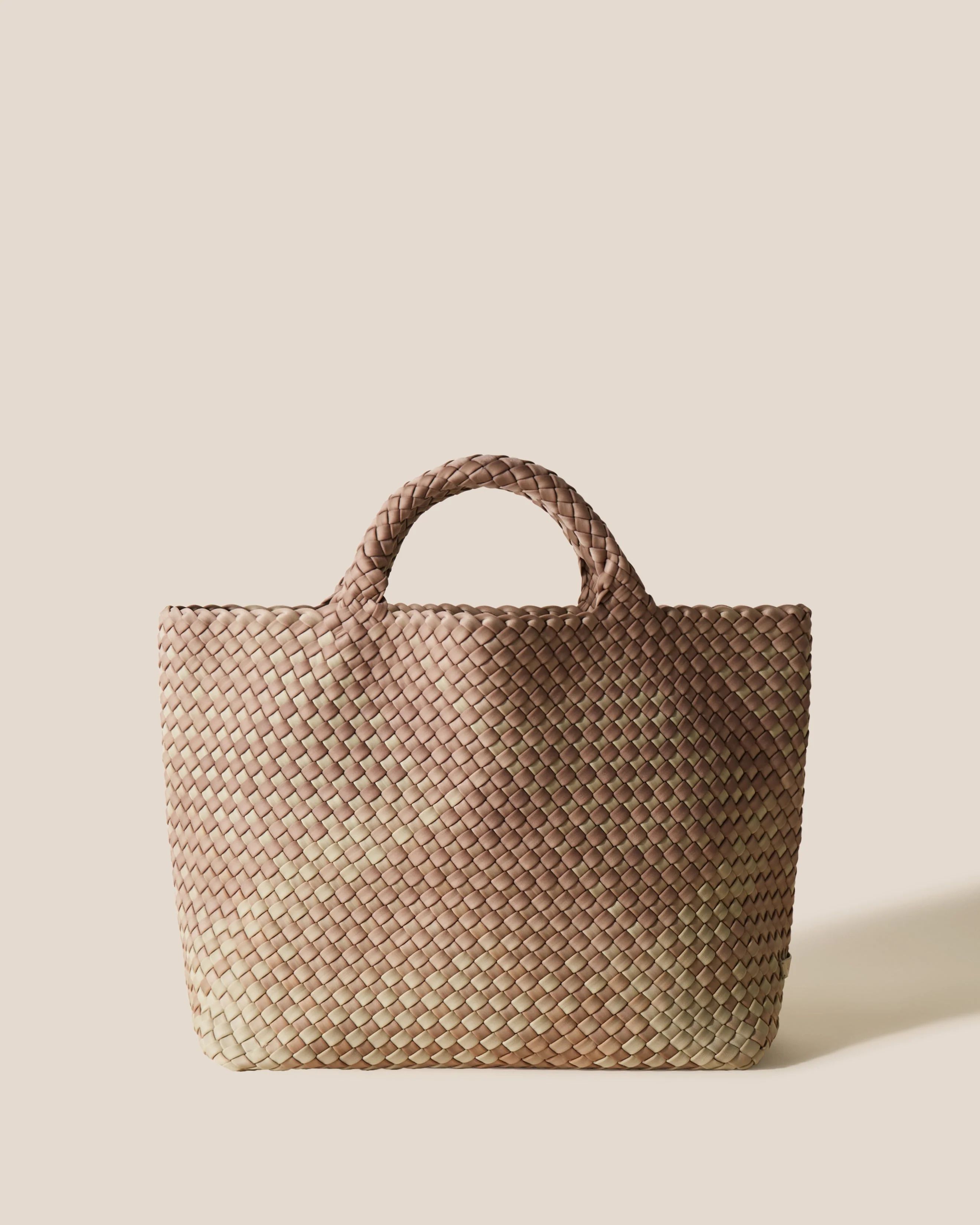 St. Barths Medium Tote Graphic Ombre | Bronzed | Naghedi