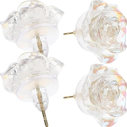 2 Pairs Floral Earrings for Women, Colorful Blossom Flower Ear Jewelry, Handmade Lightweight Acce... | Amazon (US)