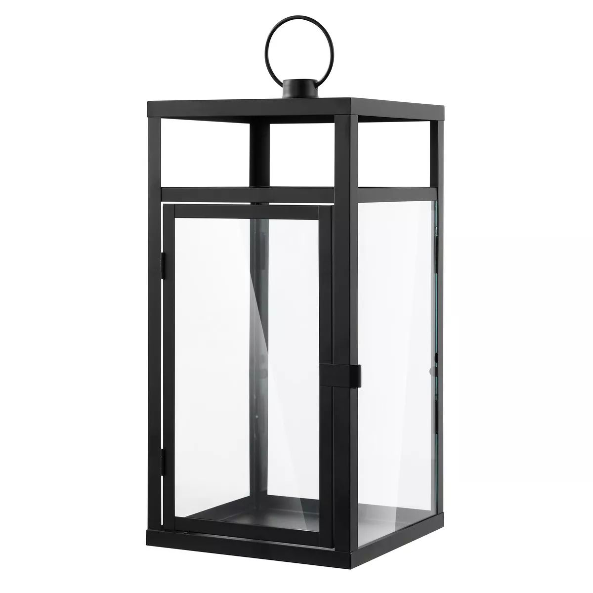 Fraleigh 20" Outdoor Lantern - Black - Safavieh. | Target