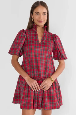 Corinne Plaid Mini Dress | Avara