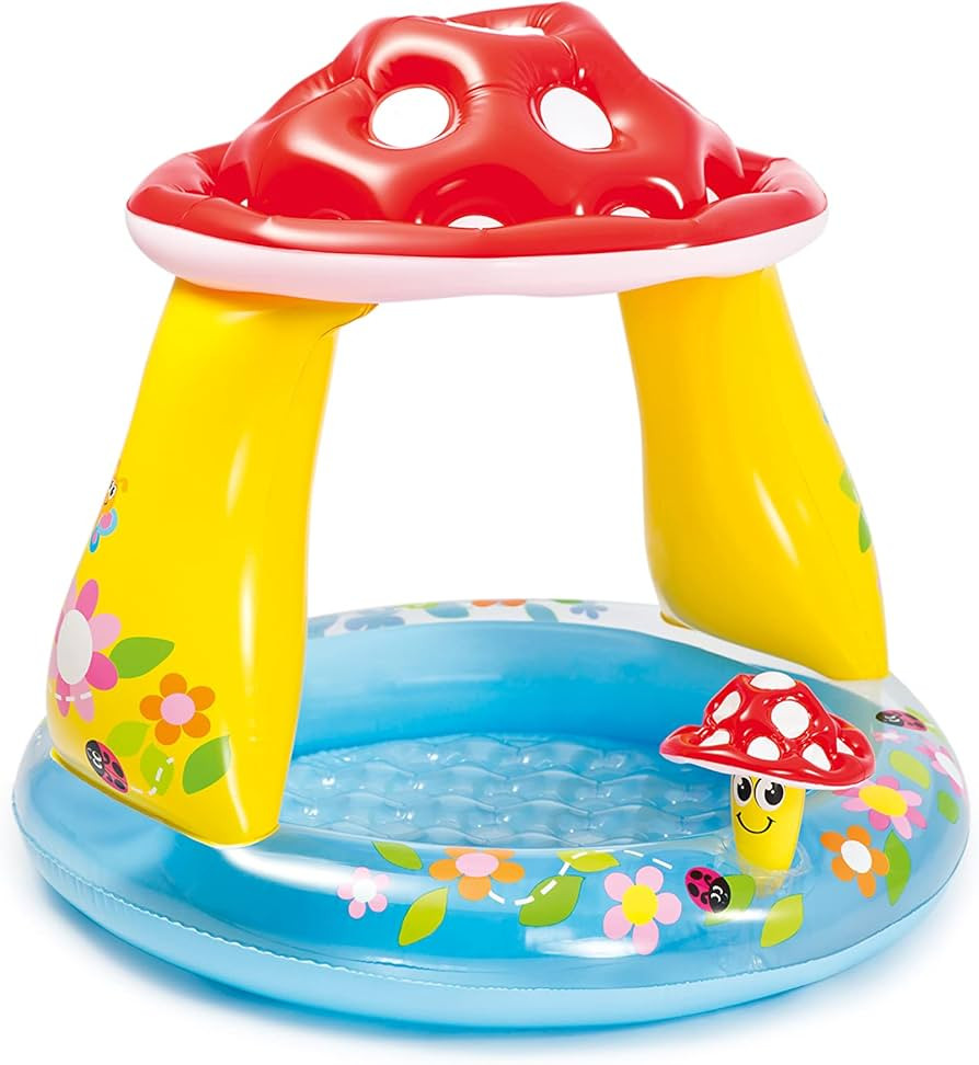 Intex Mushroom baby Pool, 40" x 35", for Ages 1-3 | Amazon (US)