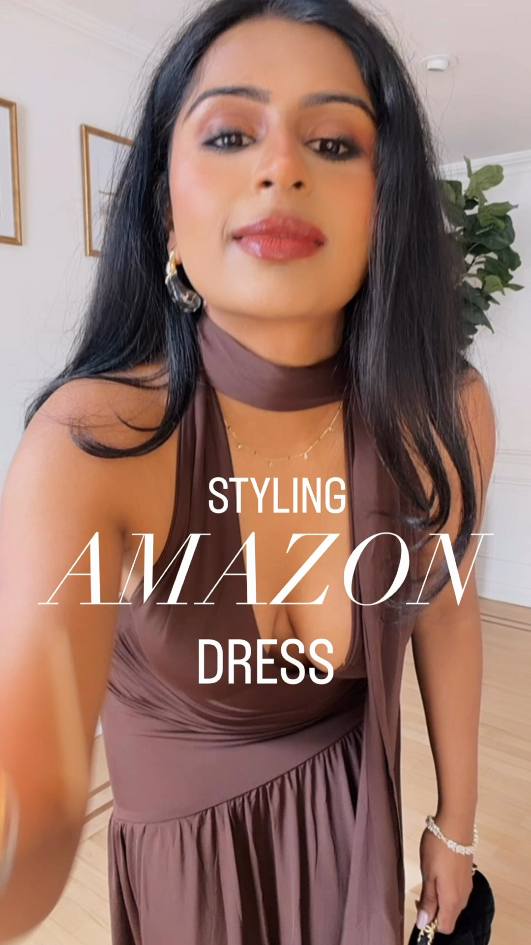 Styling the viral amazon long dress with scarf for a night out 🤎
.
.


#LTKPetite #LTKSpringSale #LTKootd