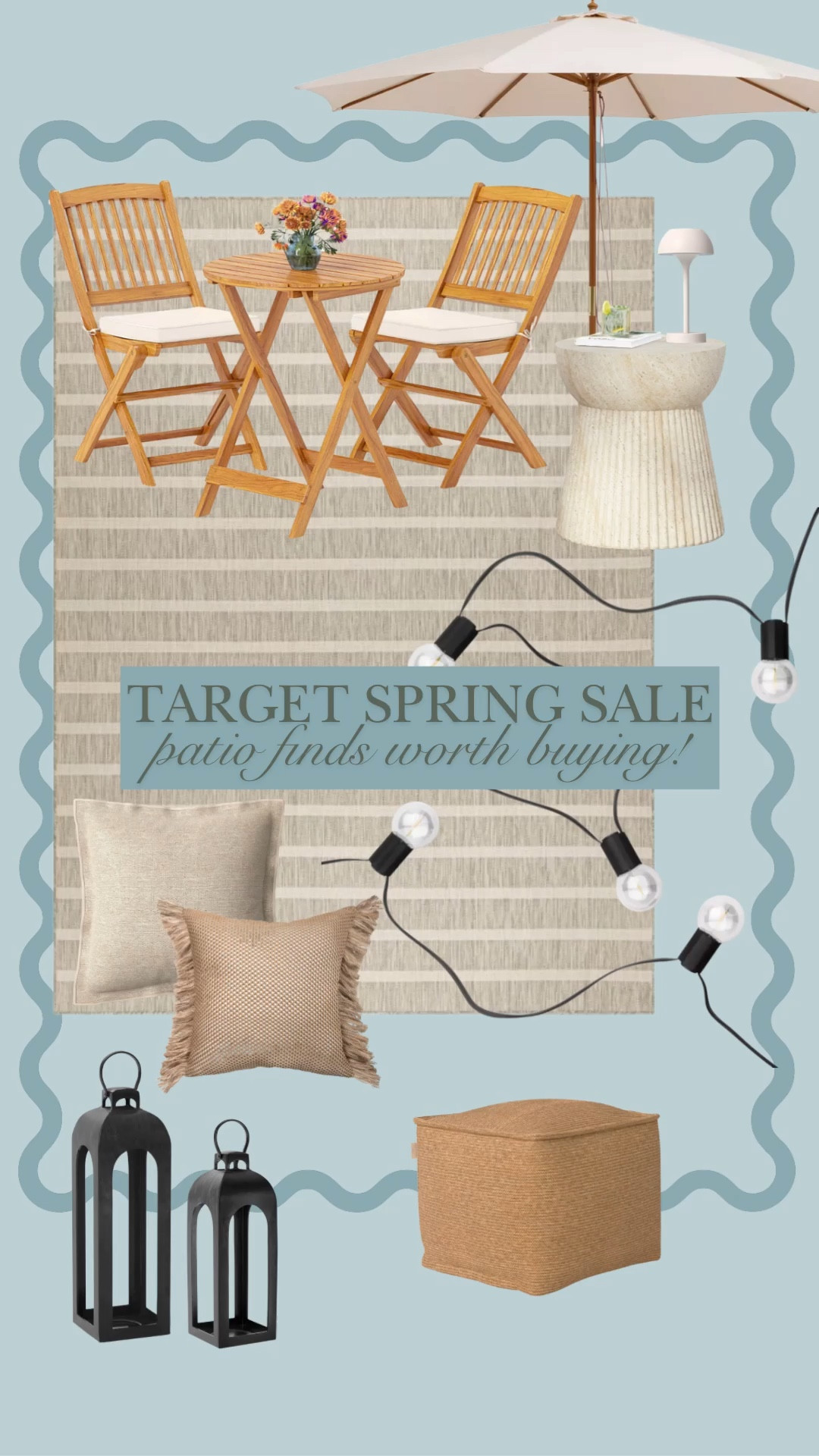 Target’s Spring Sale has so many good patio finds right now—these are the pieces I’d actually buy to refresh your outdoor space without overspending (and they’ll make your patio feel instantly put together). If you’ve been waiting to upgrade for spring, this is the time 👀





target spring sale patio furniture
target outdoor furniture deals
patio decor target sale
outdoor rug patio target
outdoor bistro set target
patio umbrella sale target
outdoor pillows target sale
outdoor lighting patio ideas
lanterns outdoor decor target
budget patio decorating ideas
small patio furniture ideas
affordable outdoor decor target
target patio finds worth it
spring patio refresh ideas


#LTKHome #LTKSeasonal #LTKSaleAlert